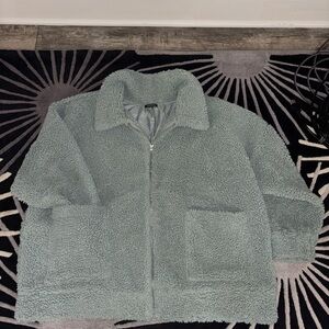Wild Fable Mint Sherpa Jacket